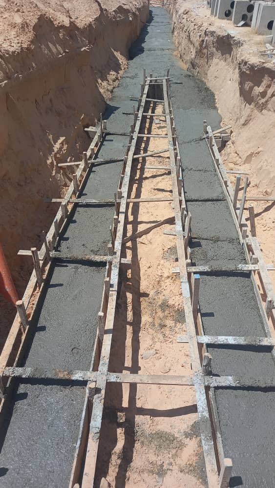Suburban electrical distribution substations cabling